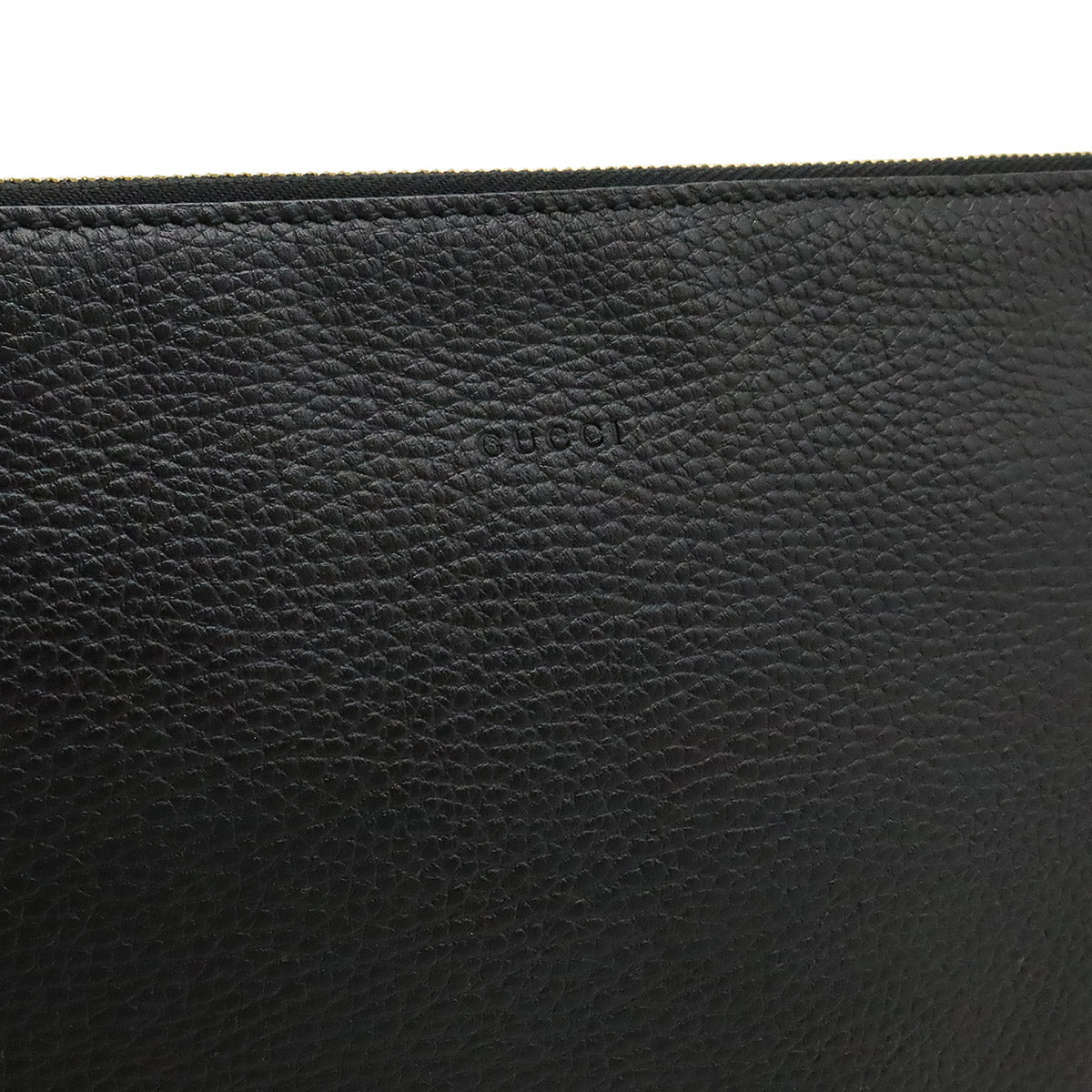 Gucci Bamboo Leather Clutch Bag