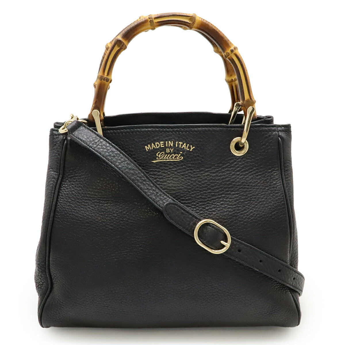 Gucci Bamboo Leather 2way Bag