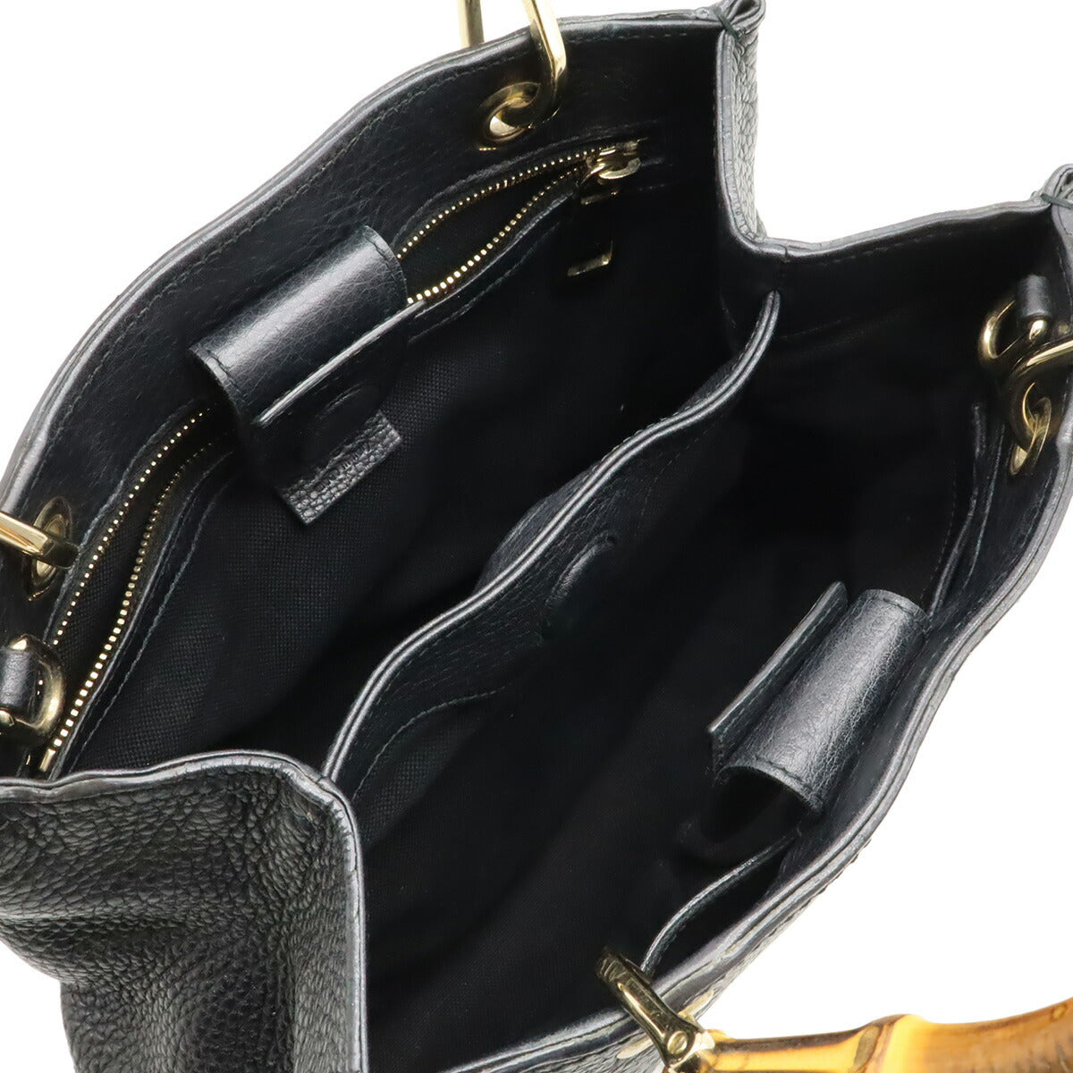 Gucci Bamboo Leather 2way Bag