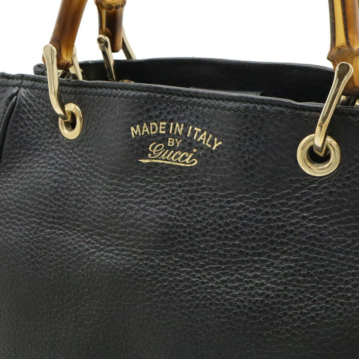 Gucci Bamboo Leather 2way Bag