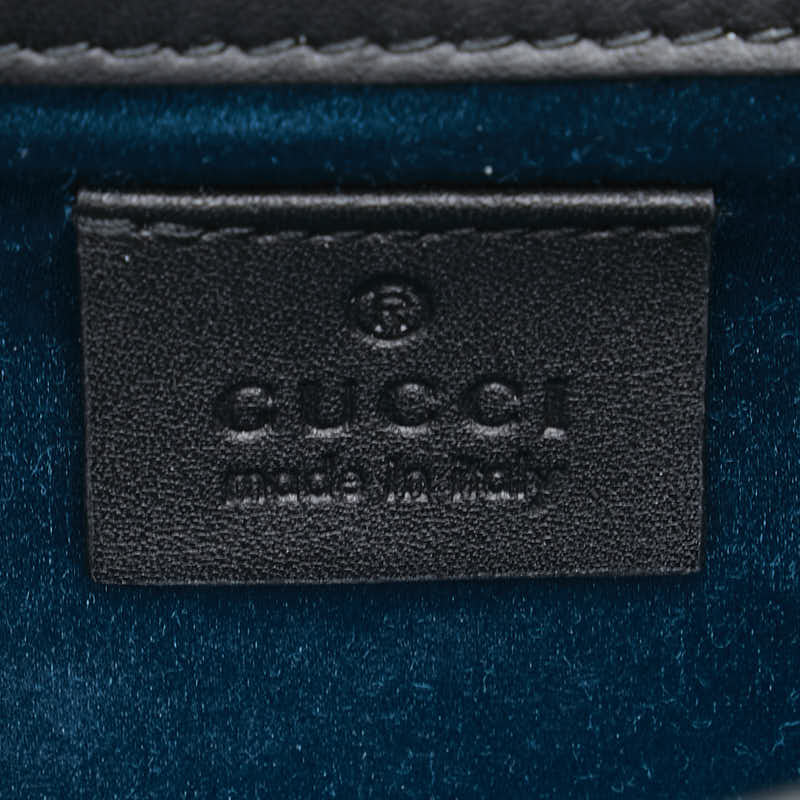Gucci G Square Velour Shoulder Bag