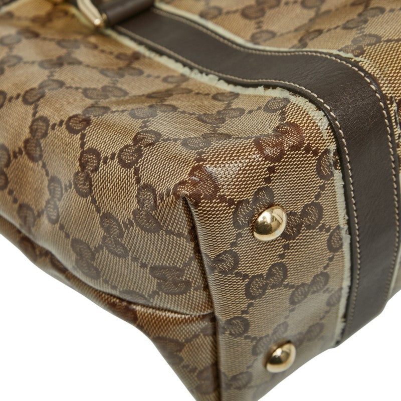 Gucci Abbey GG Crystal PVC Tote Bag