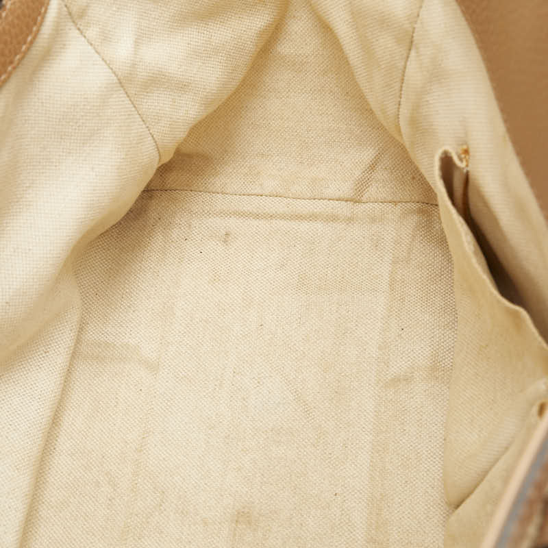 Gucci 354408 Canvas Leather Tote Bag