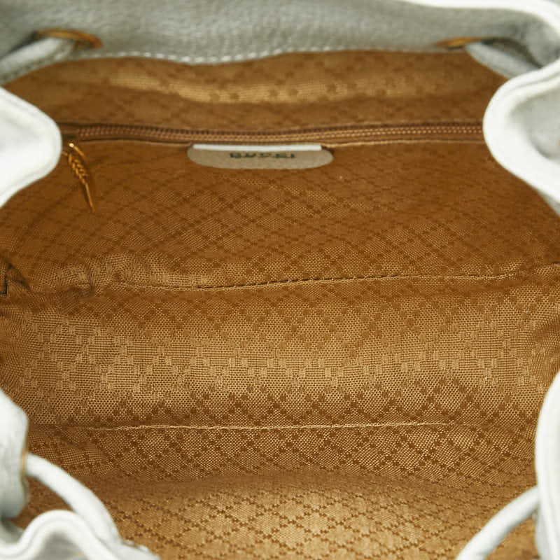 Gucci Bamboo Suede Leather Backpack