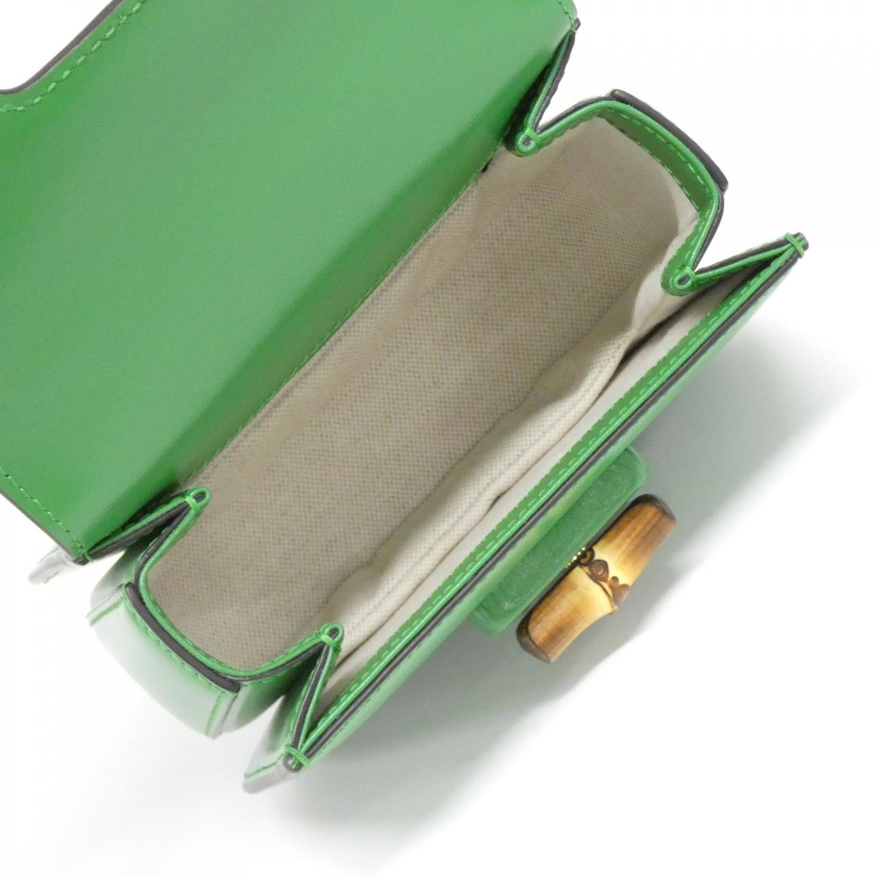 Gucci BAMBOO 1947 Leather Bag