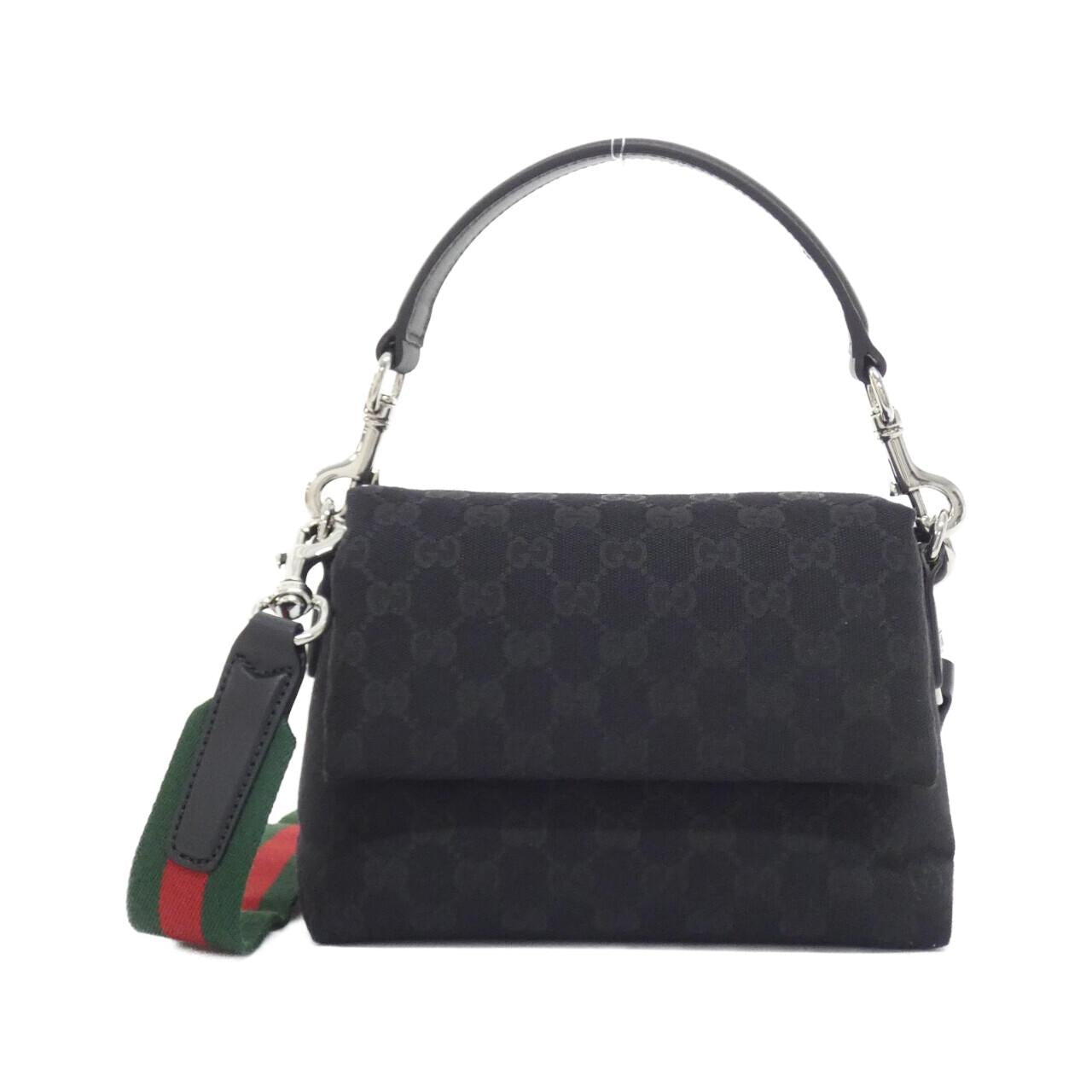 Gucci 821617 FAEHA GG Canvas Leather Bag