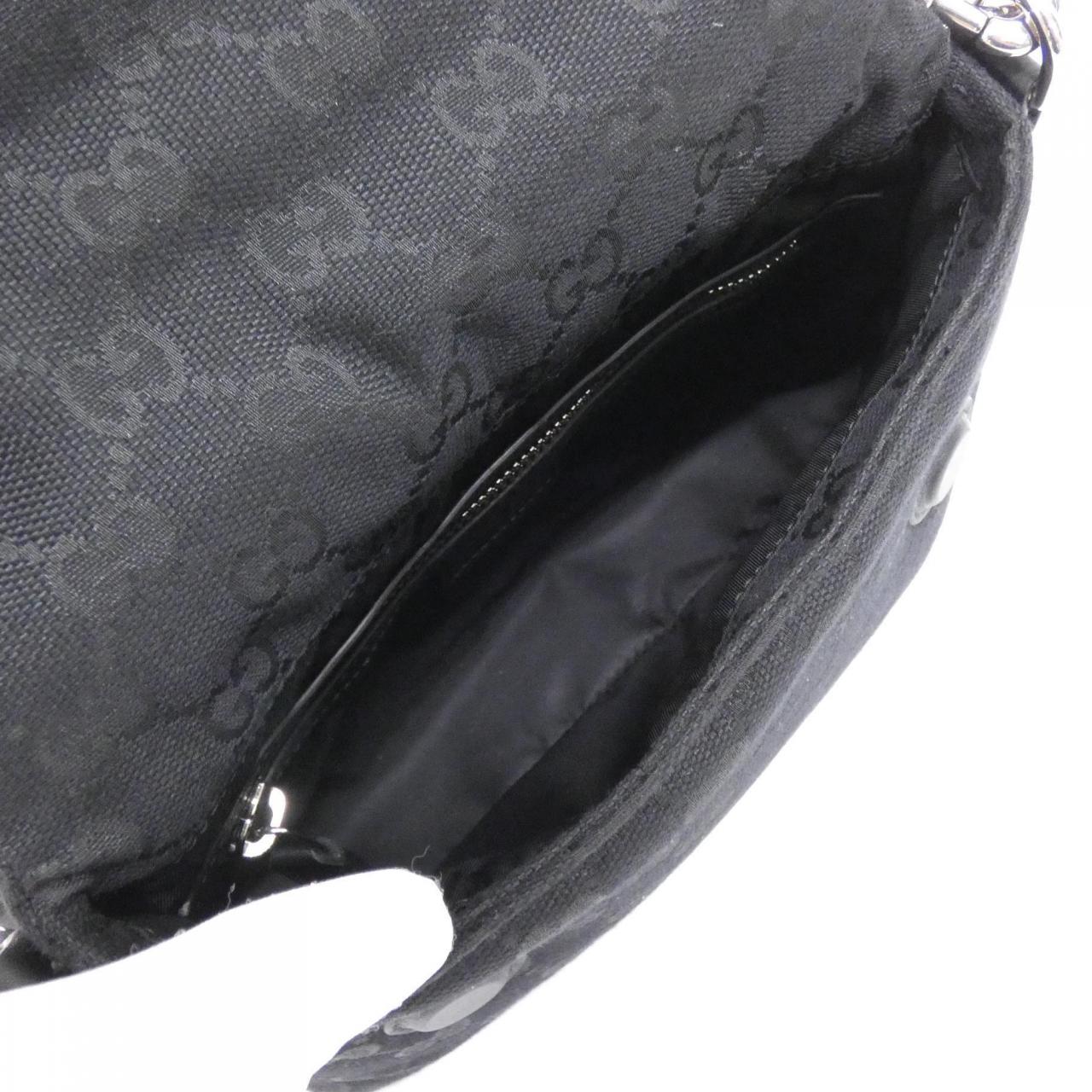 Gucci 821617 FAEHA GG Canvas Leather Bag