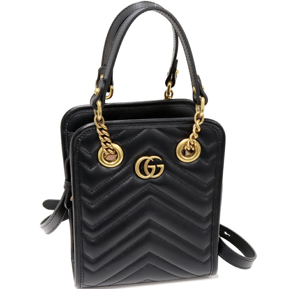 Gucci Calf GG Marmont 2way Bag 696123