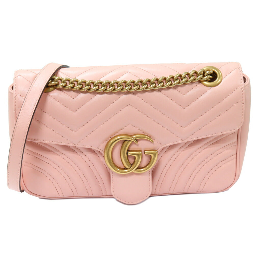 Gucci Calf GG Marmont Shoulder Bag 443497