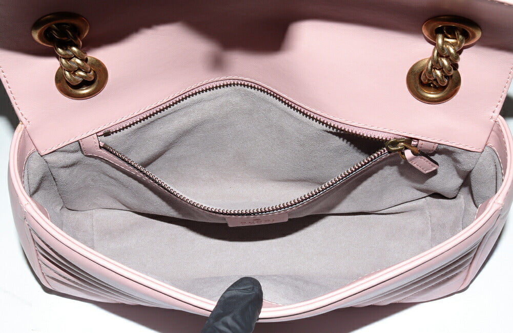 Gucci Calf GG Marmont Shoulder Bag 443497