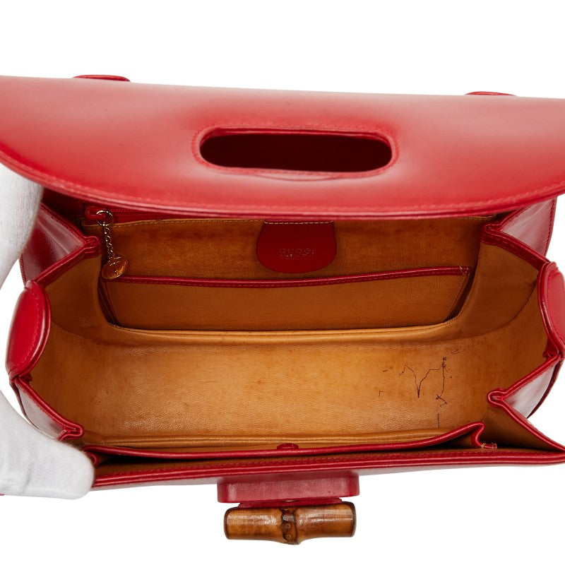 Gucci Bamboo Leather 2way Bag