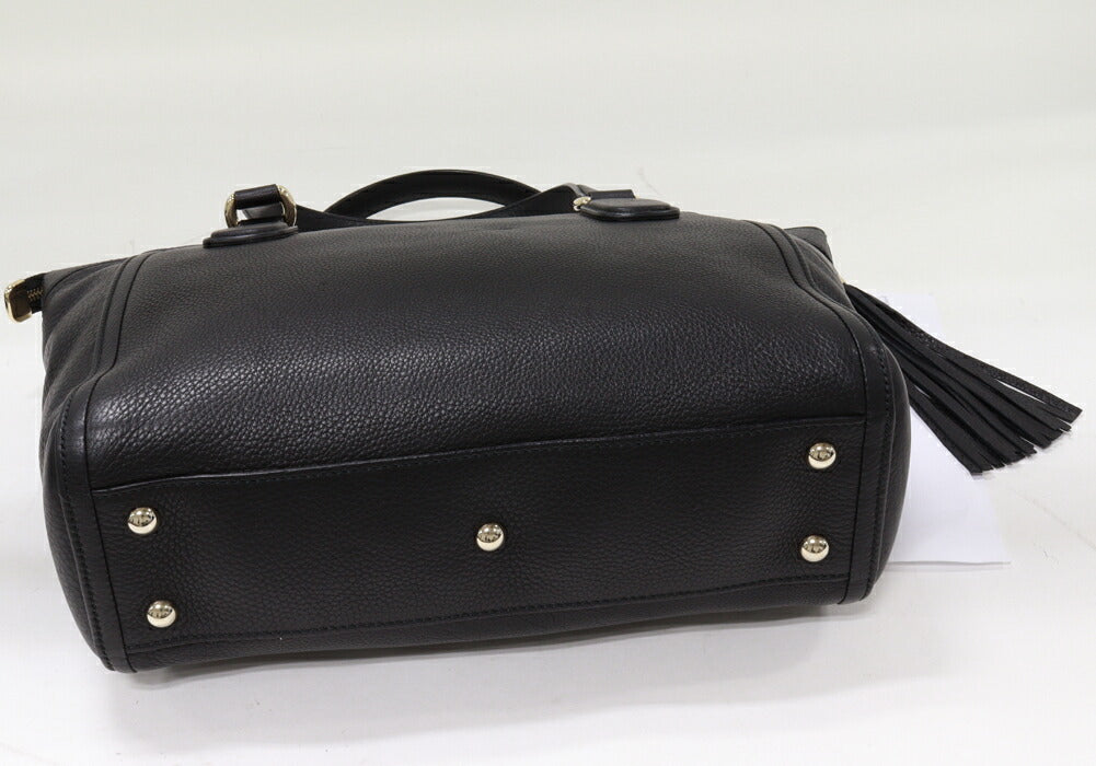 Gucci Calf Soho 2way Bag Black 282307