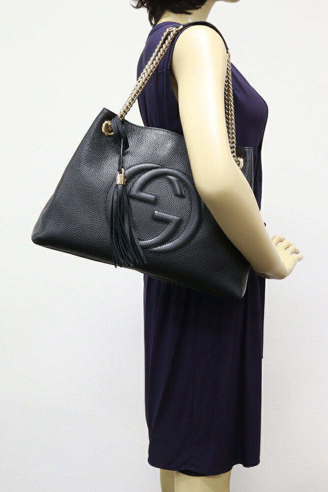 Gucci Calf Soho 2way Chain Bag 536196