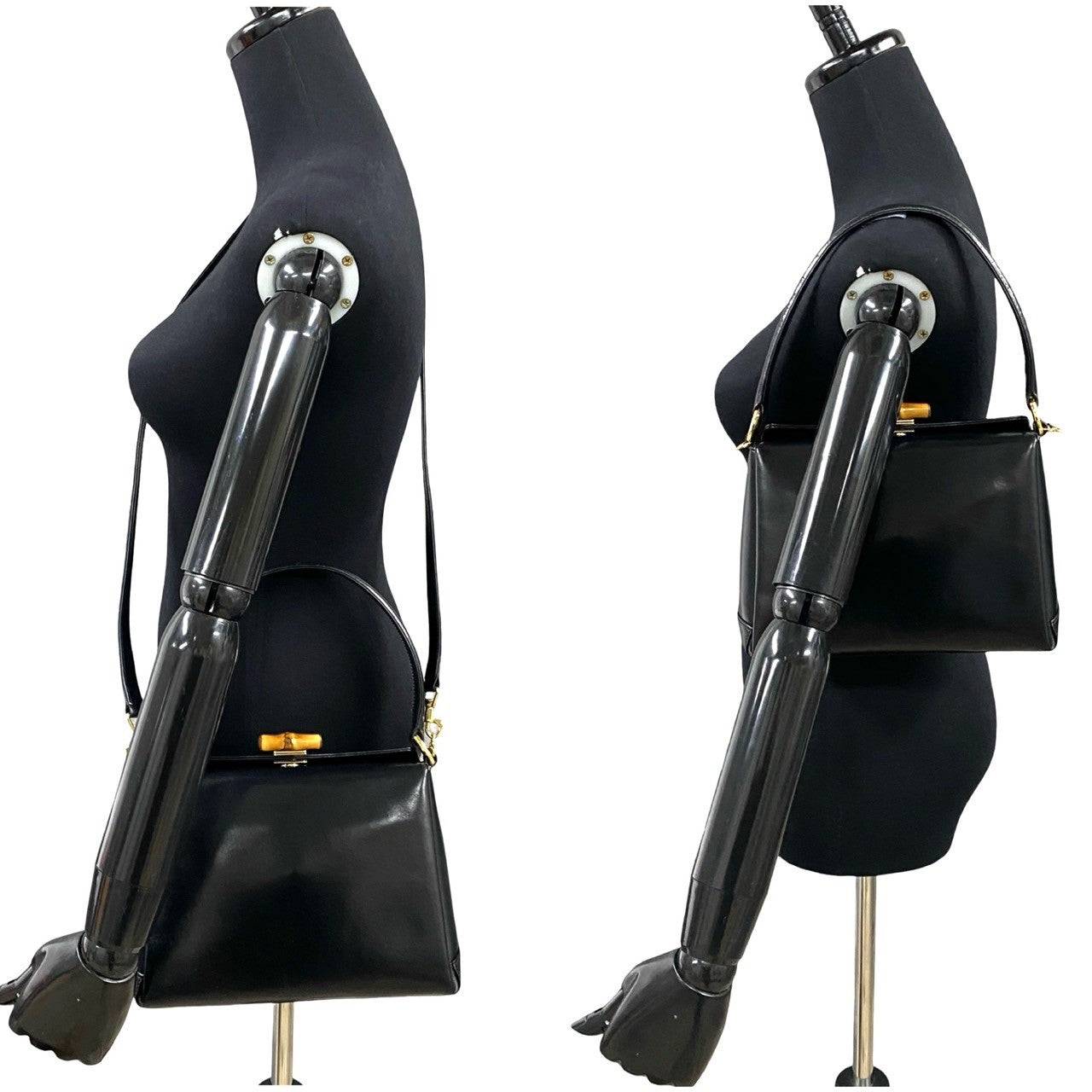 Gucci Bamboo Calf Leather 2way Handbag