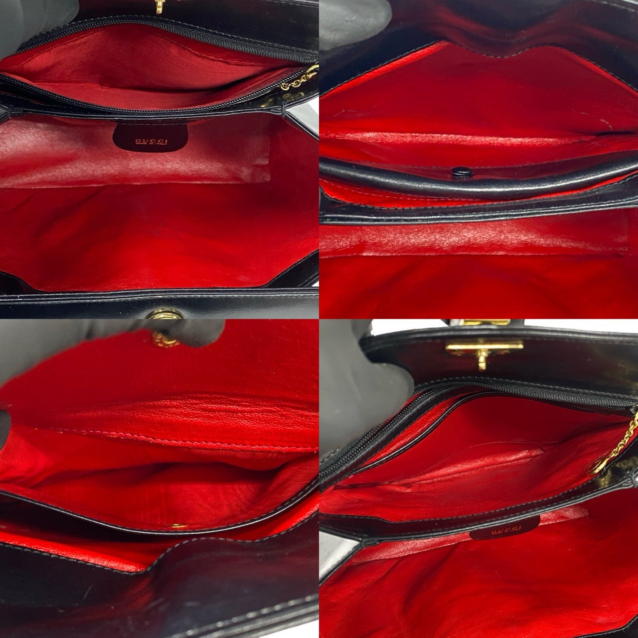 Gucci Bamboo Calf Leather 2way Handbag