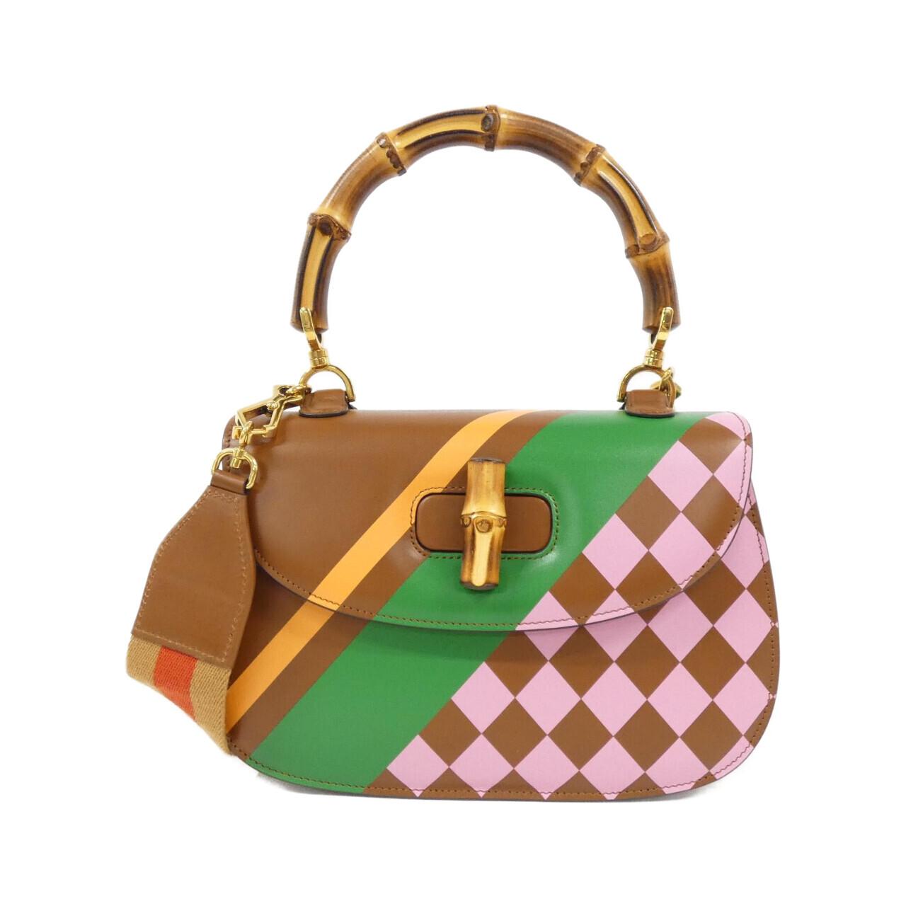 Gucci BAMBOO 1947 Leather Bag