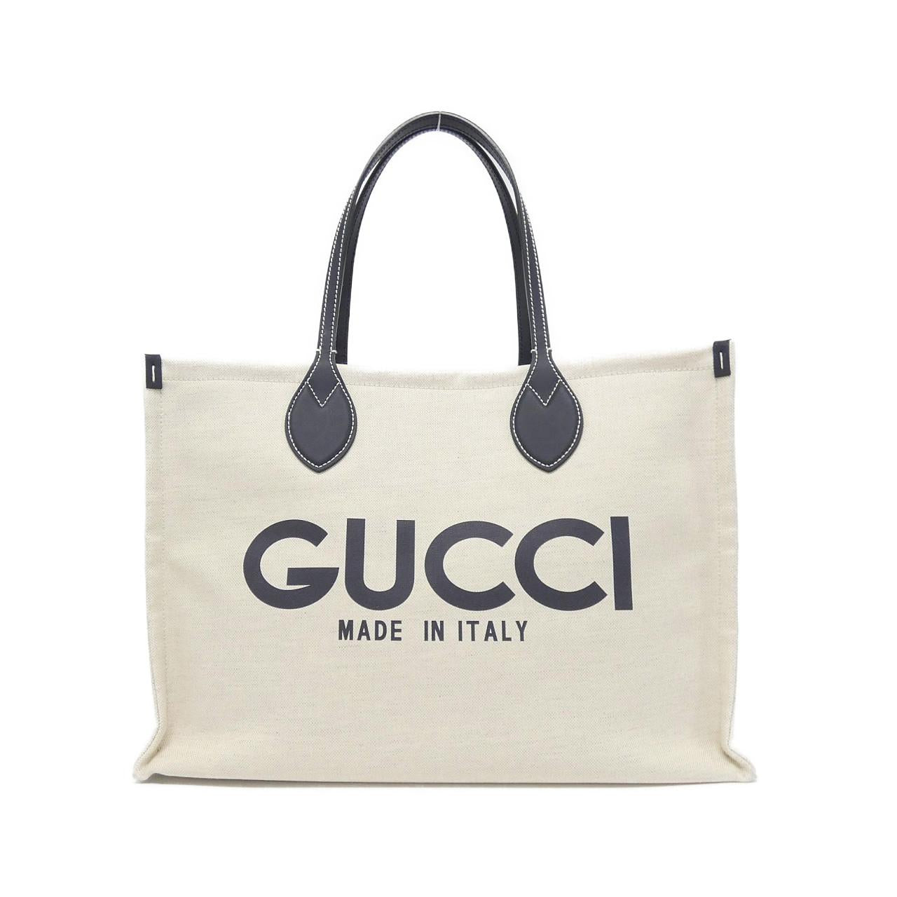 Gucci 772176 FACVW Cotton Linen Canvas Leather Bag Limited