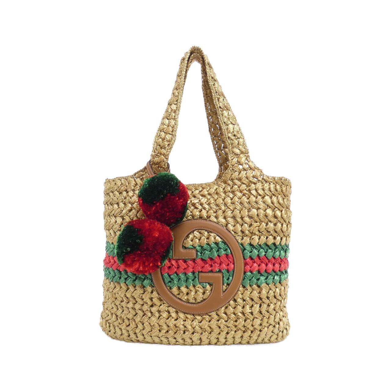 Gucci 746004 FABZC Raffia Bag
