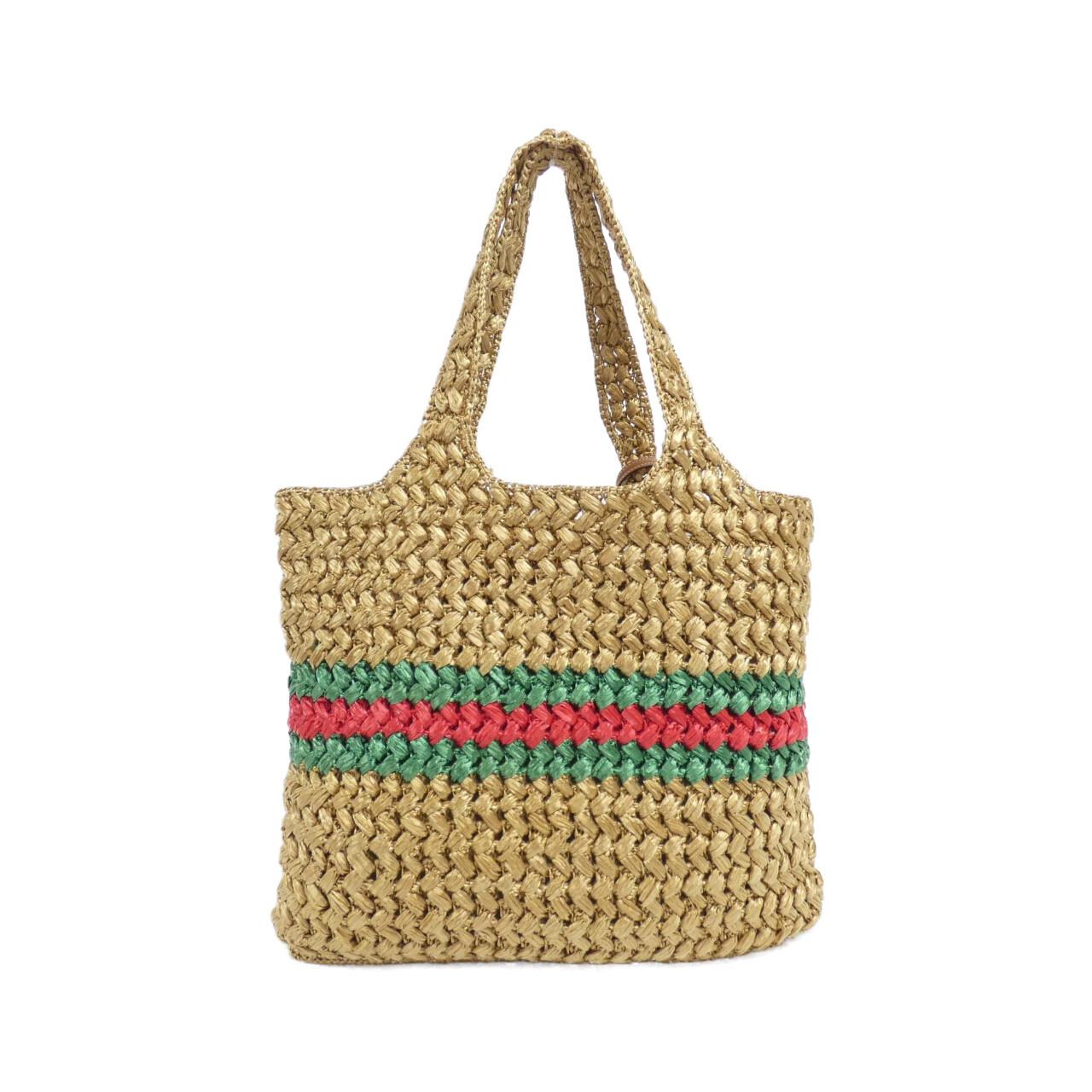 Gucci 746004 FABZC Raffia Bag
