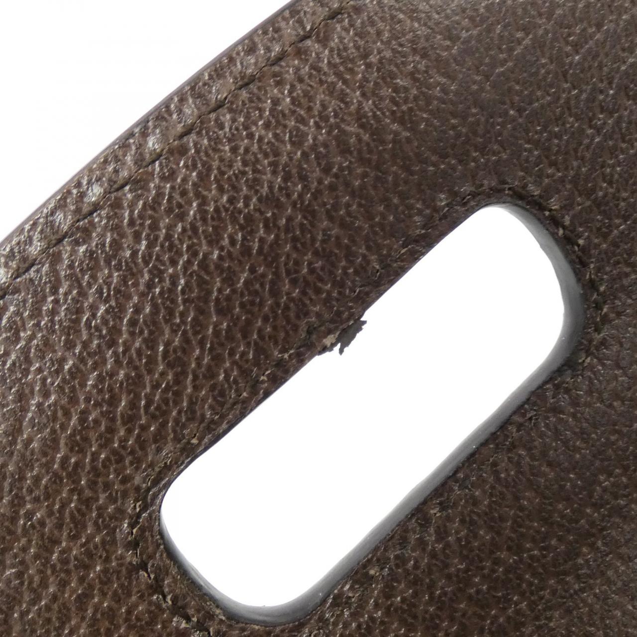 Gucci BAMBOO 1947 Canvas Leather Bag