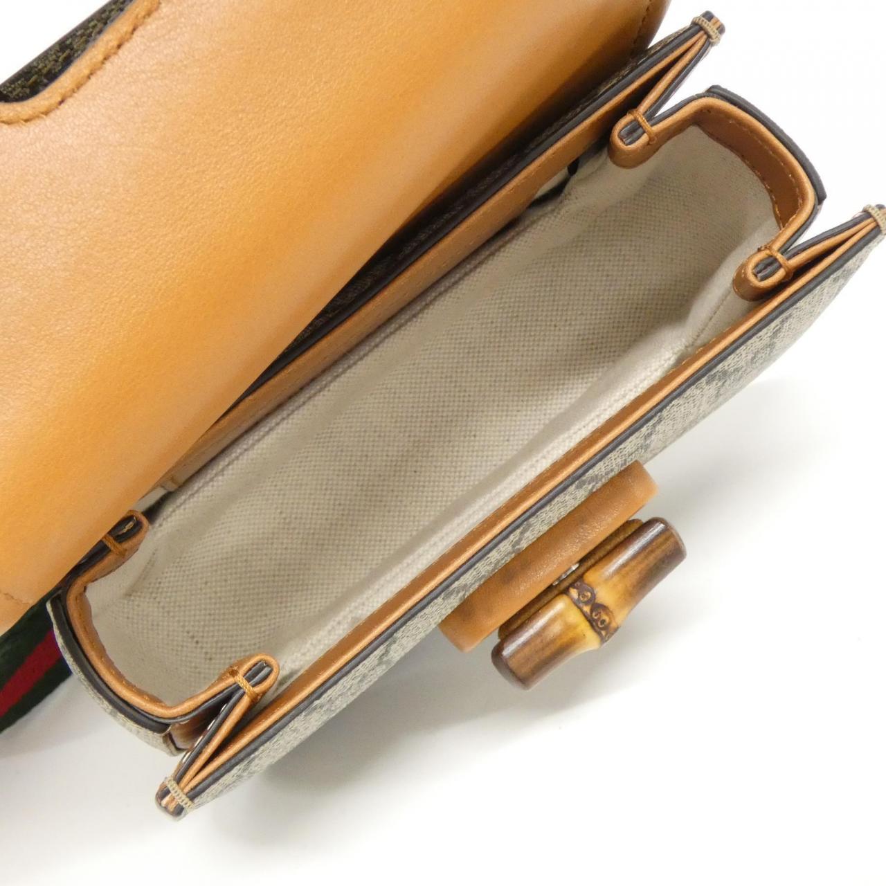 Gucci BAMBOO 1947 GG Supreme Canvas Waist Bag