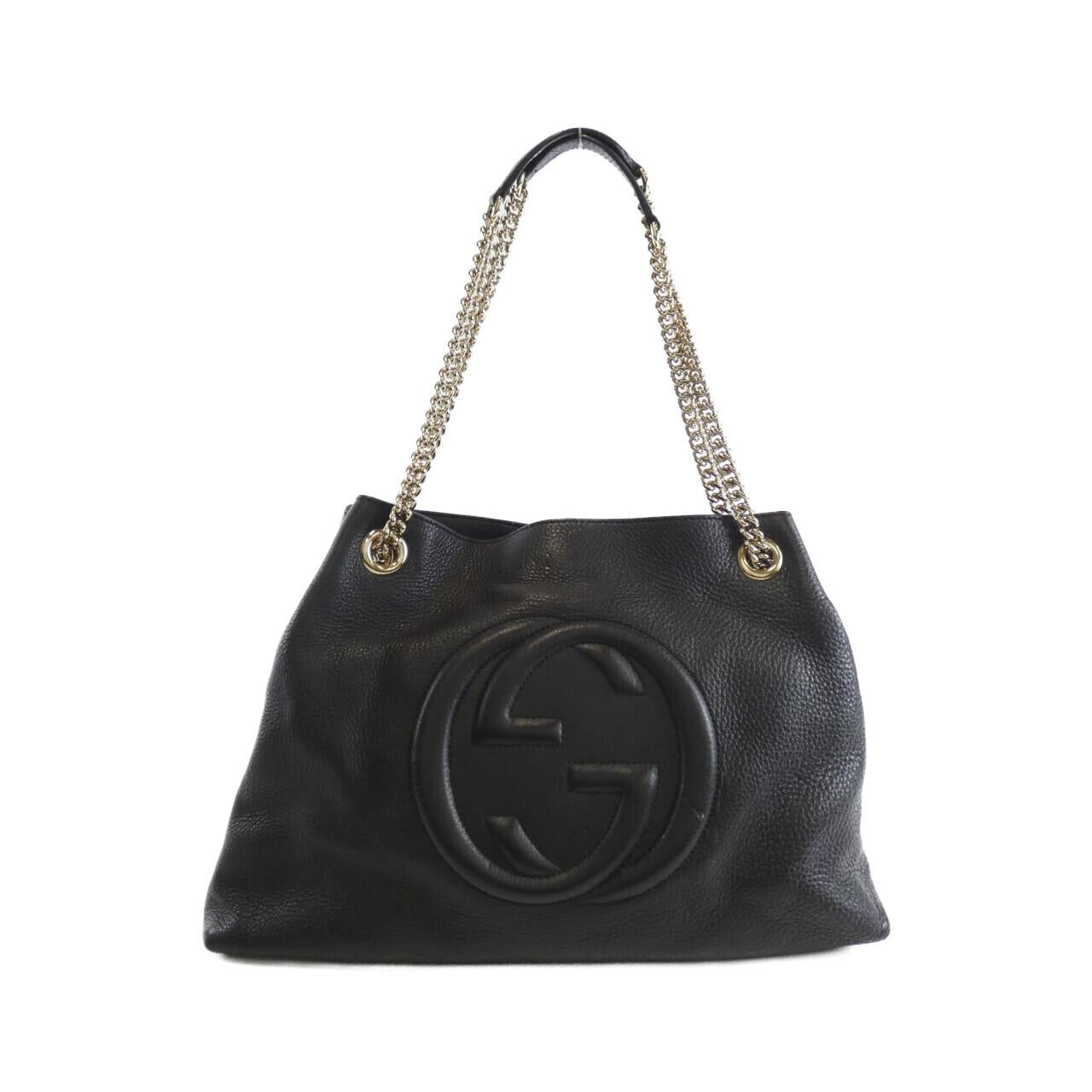 Gucci 308982 A7M0G Leather Shoulder Bag