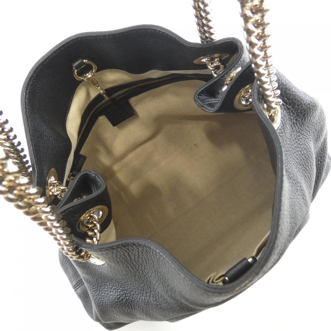 Gucci 308982 A7M0G Leather Shoulder Bag