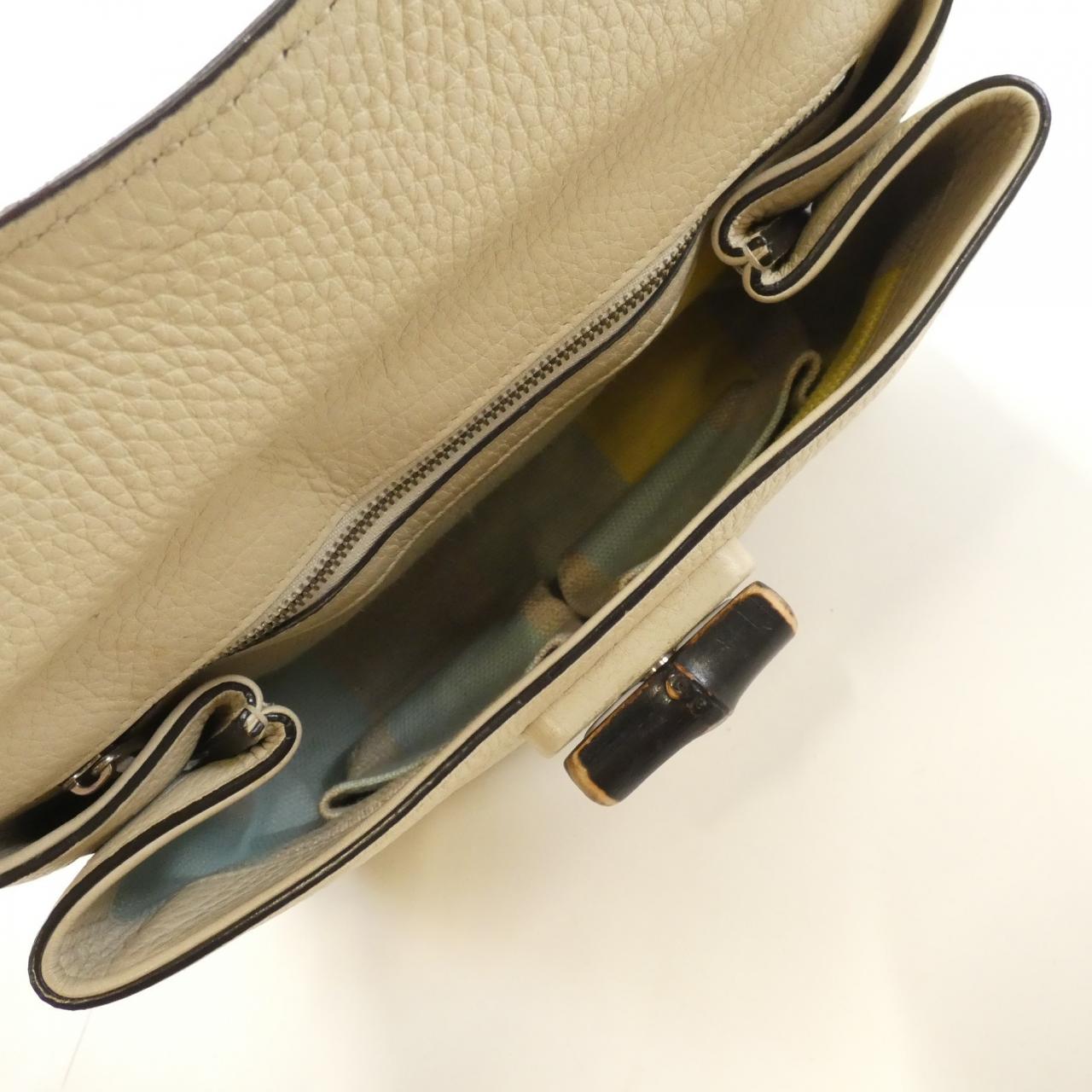 Gucci 370831 A7M0N Leather Shoulder Bag