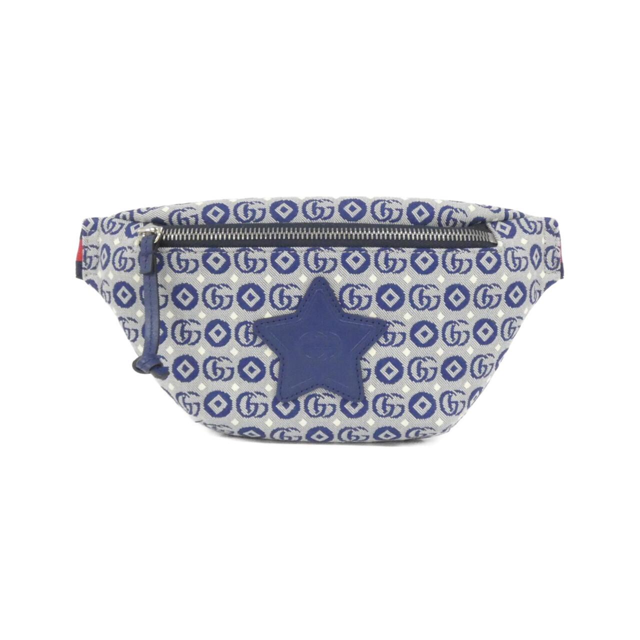 Gucci CHILDRENS Double G Geometric Cotton Waist Bag
