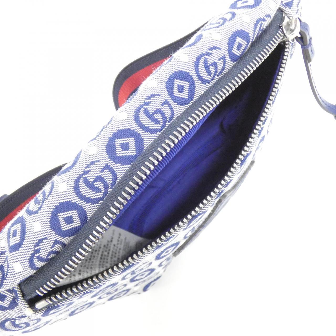 Gucci CHILDRENS Double G Geometric Cotton Waist Bag