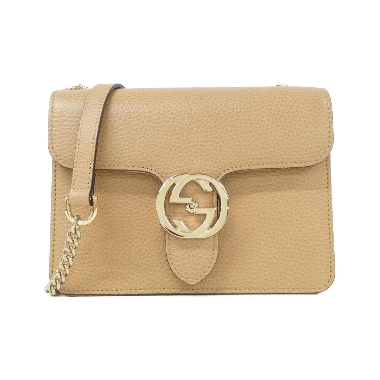 Gucci 510304 CAO0G Leather Shoulder Bag