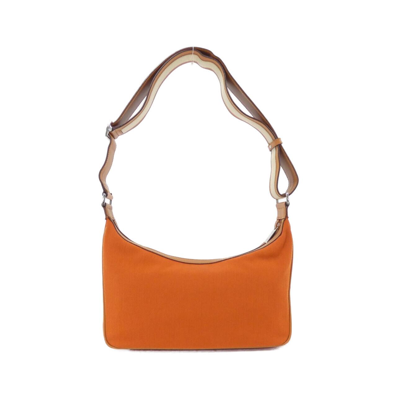 Gucci 019 0460 Canvas Leather Shoulder Bag