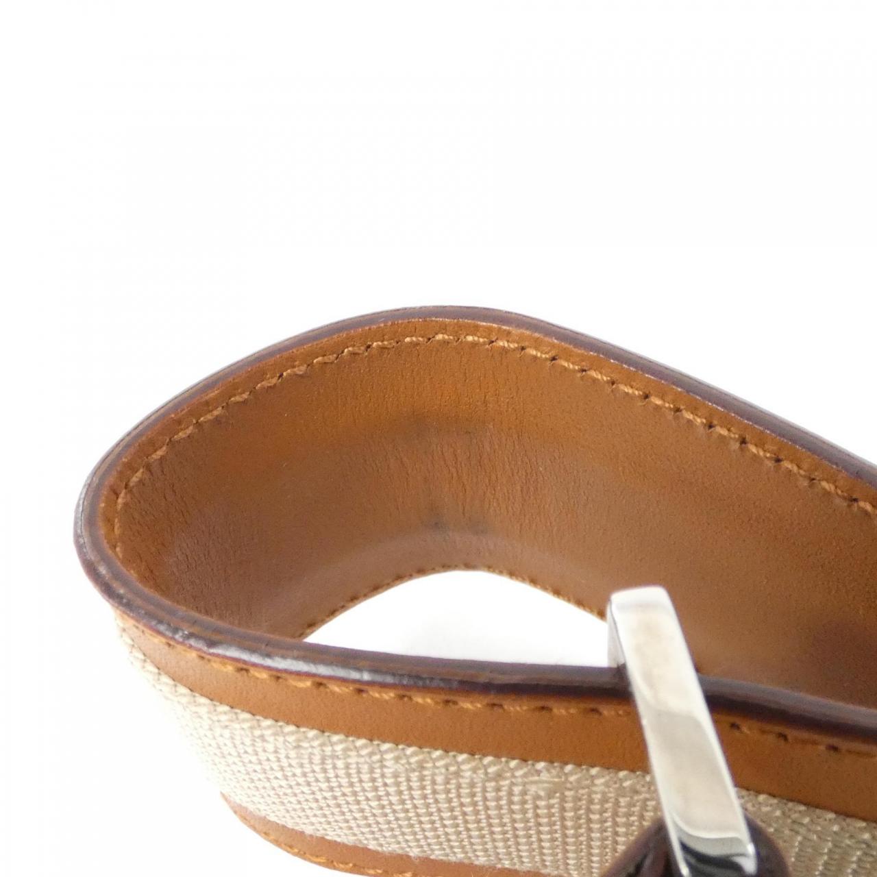 Gucci 019 0460 Canvas Leather Shoulder Bag