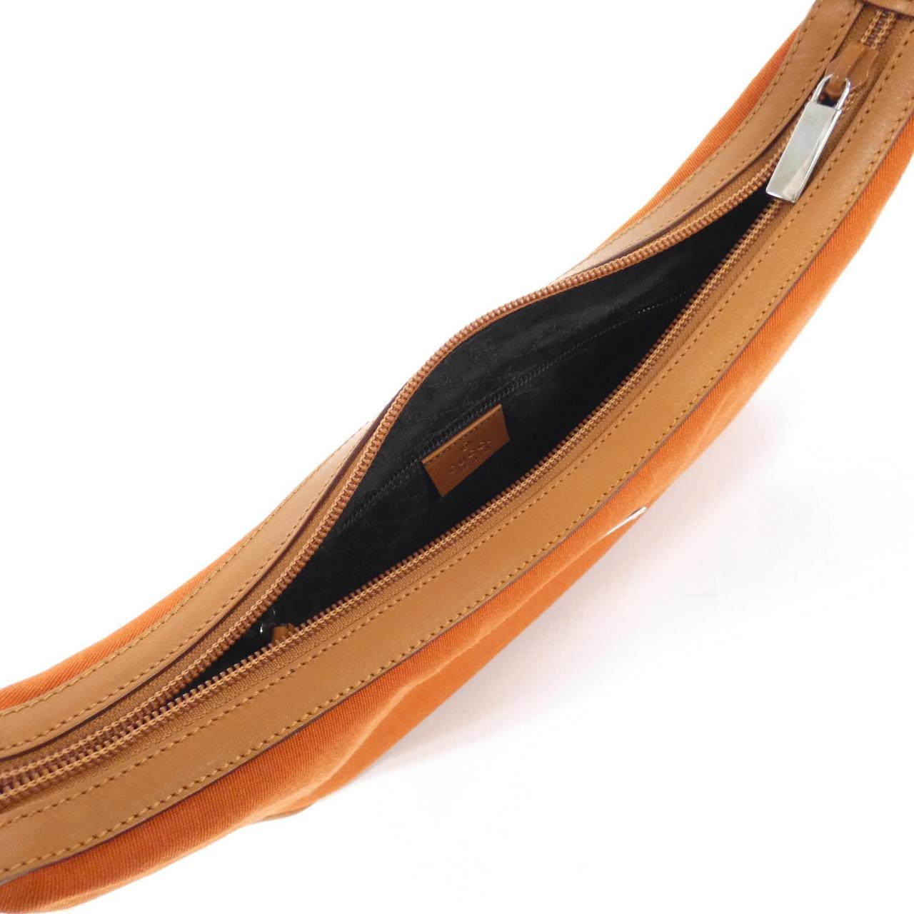 Gucci 019 0460 Canvas Leather Shoulder Bag