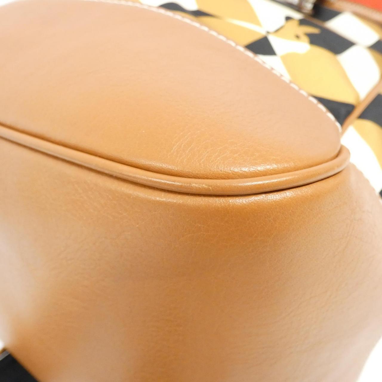 Gucci 696013 Nylon Leather Backpack