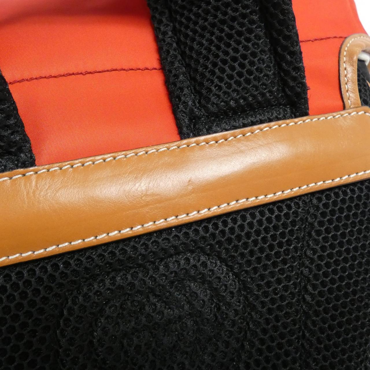 Gucci 696013 Nylon Leather Backpack