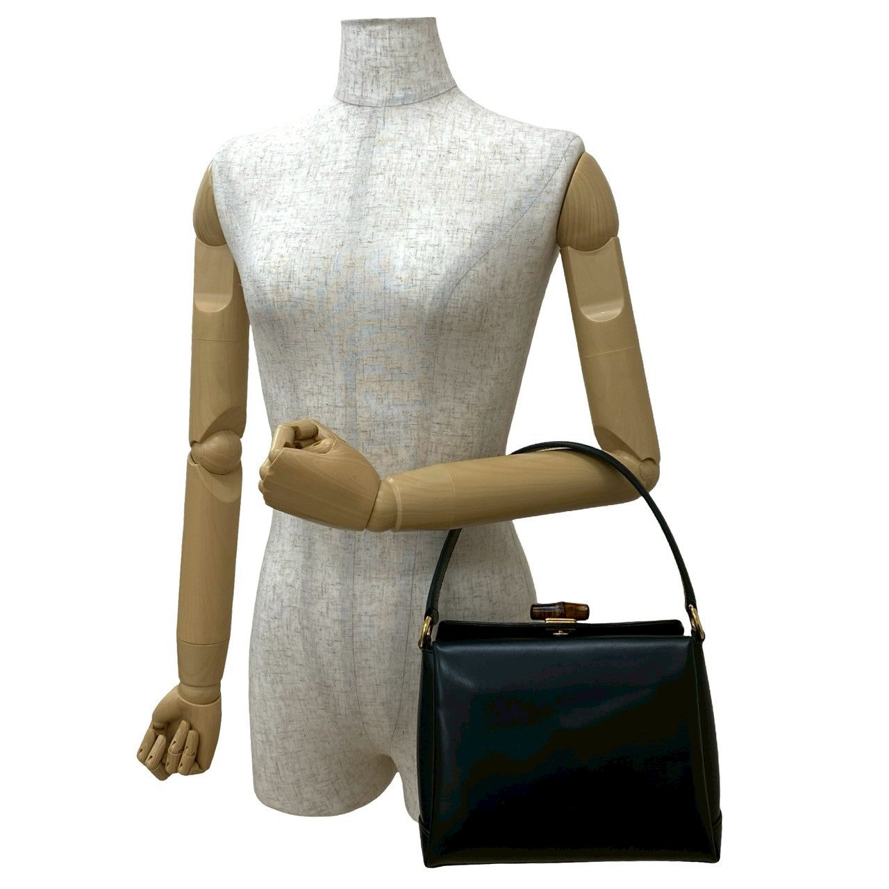 Gucci Bamboo Leather Handbag