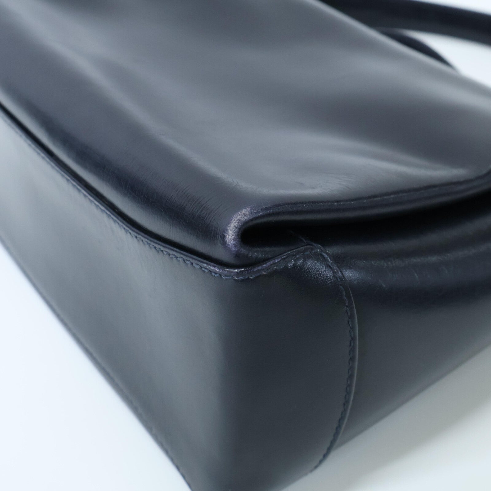 Gucci Bamboo Turn Lock Leather 2way Shoulder Bag