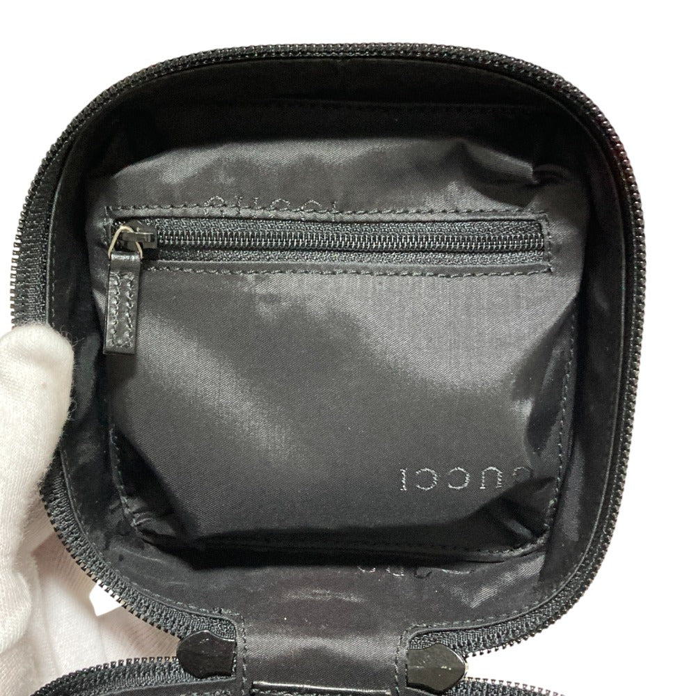 Gucci Canvas Top Handle Vanity Bag