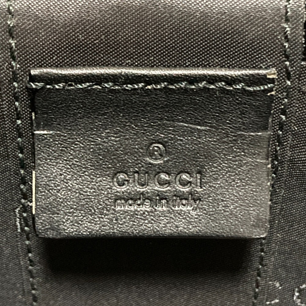Gucci Canvas Top Handle Vanity Bag