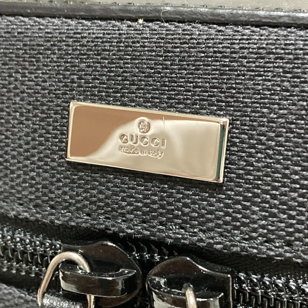 Gucci Canvas Top Handle Vanity Bag