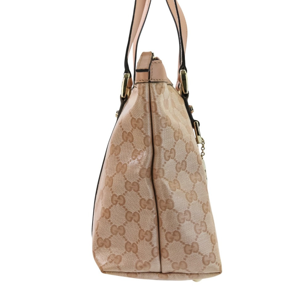 Gucci Abbey Line GG Crystal Canvas 2way Bag