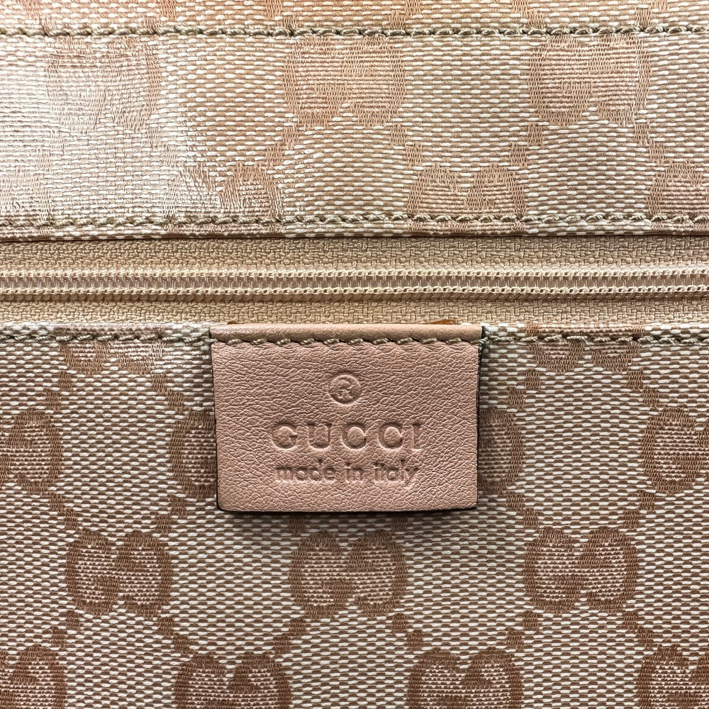 Gucci Abbey Line GG Crystal Canvas 2way Bag