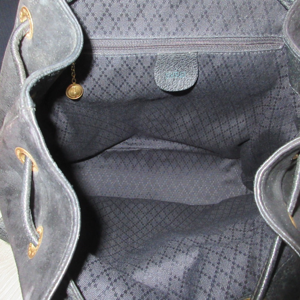 Gucci Bamboo Suede Backpack