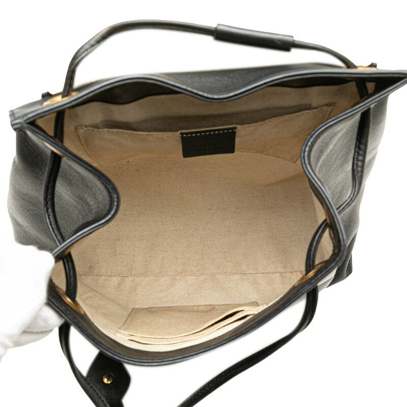 Gucci Animalié Tiger Head Leather Backpack