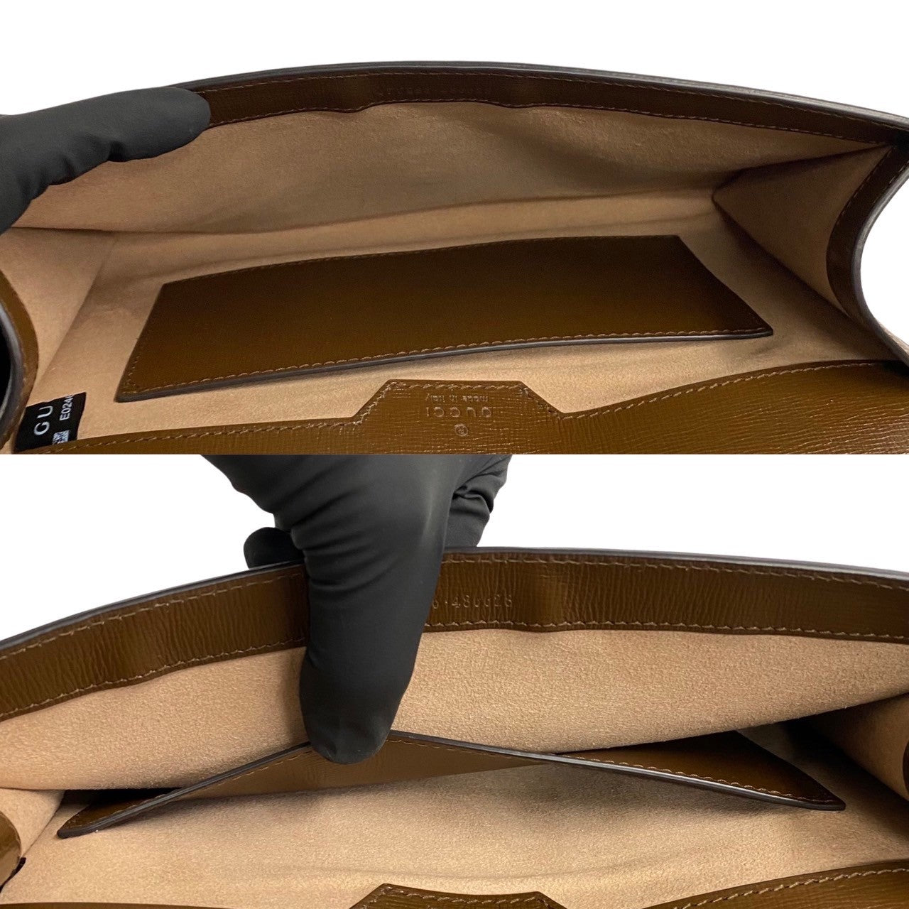 Gucci 1955 Horsebit GG Supreme Leather Shoulder Bag