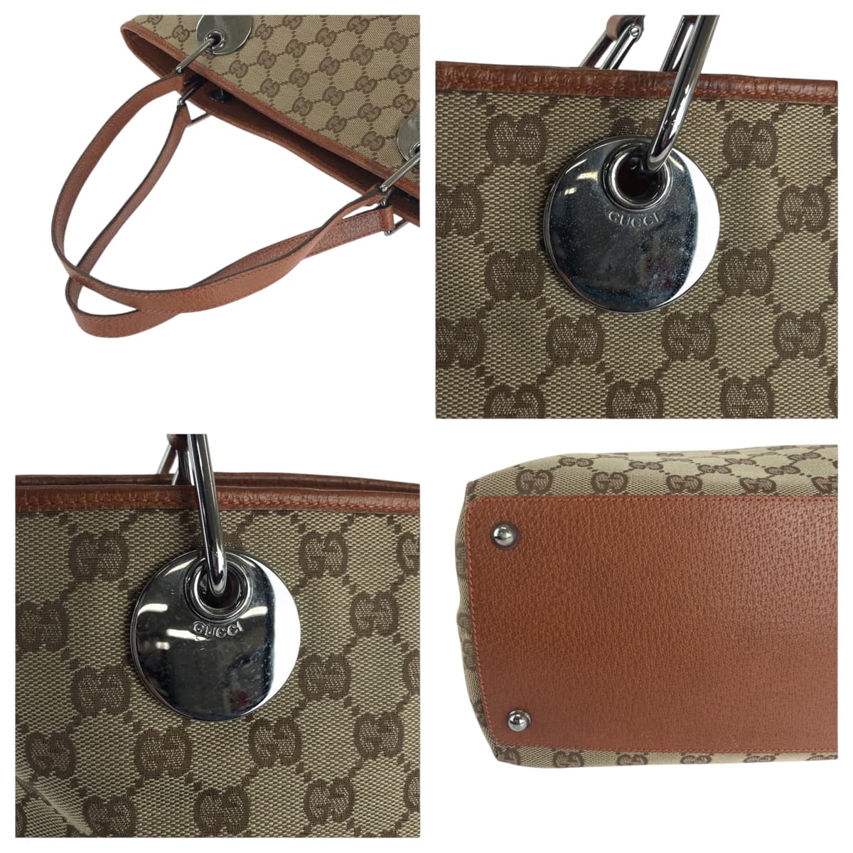 Gucci GG Canvas 120836 2way tote bag