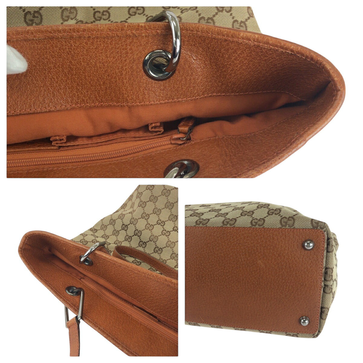 Gucci GG Canvas 120836 2way tote bag