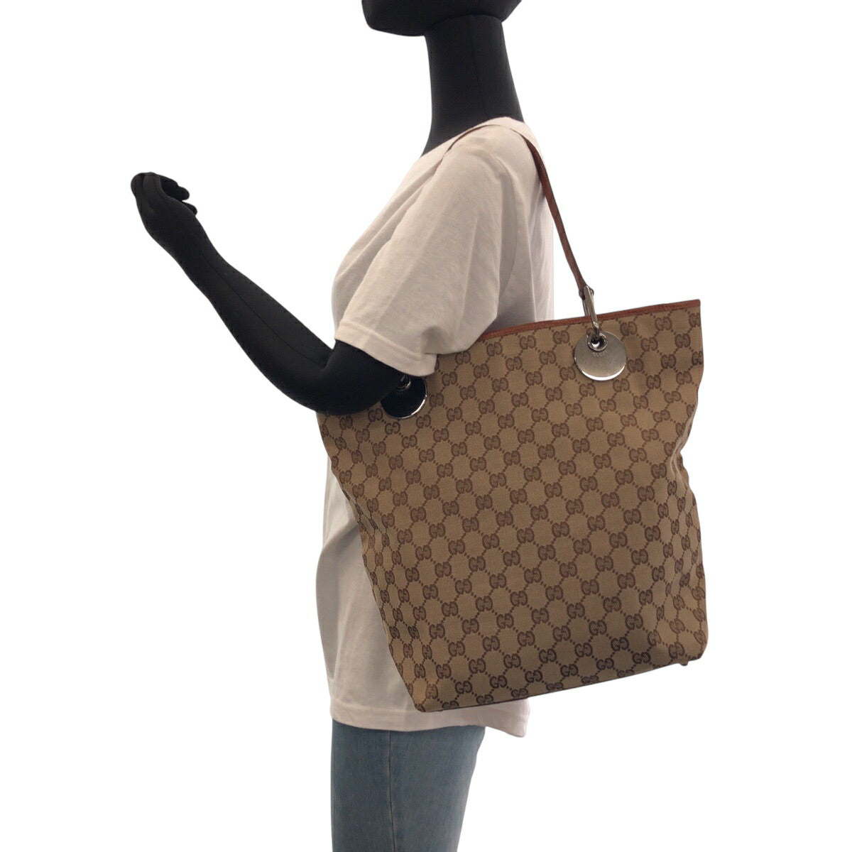 Gucci GG Canvas 120836 2way tote bag