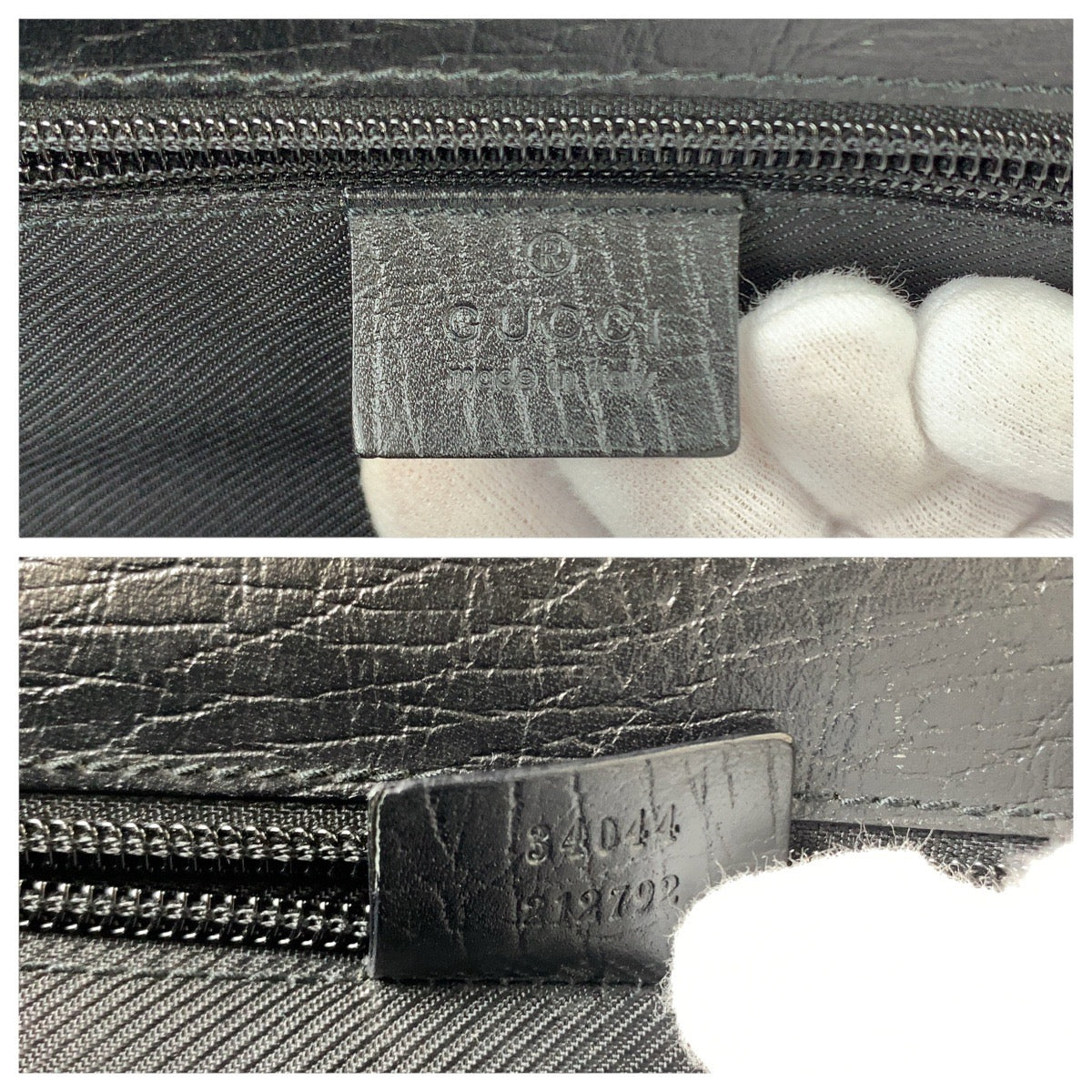 Gucci 34044 Leather Briefcase